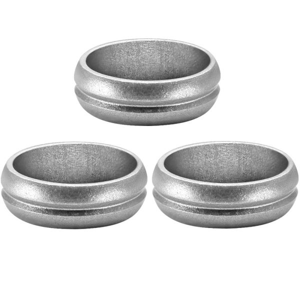 Mission Aluminium F-Lock Rings - Silver