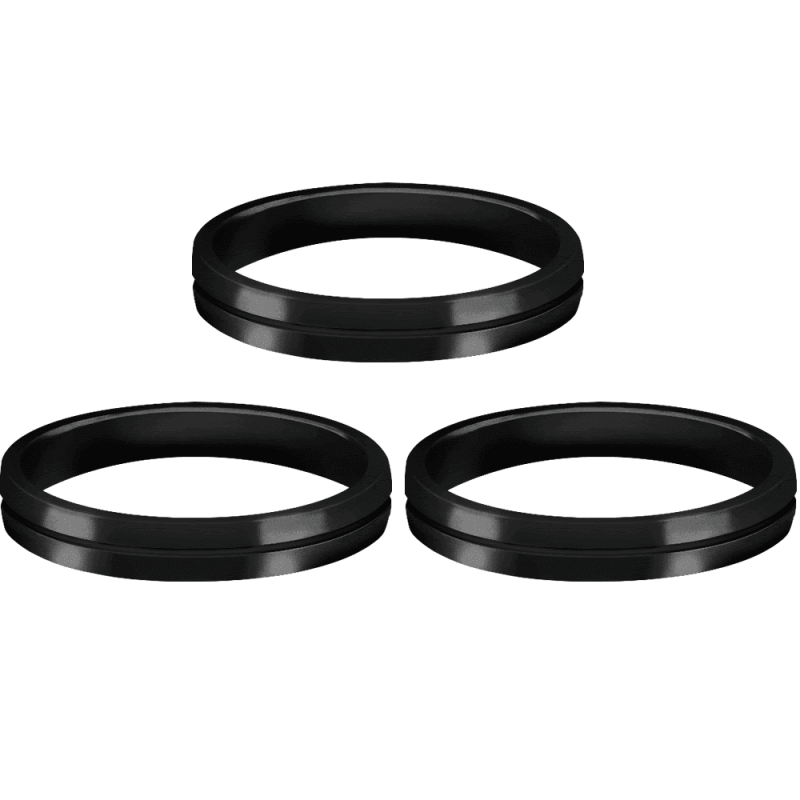 Mission Aluminium SLock Rings Black