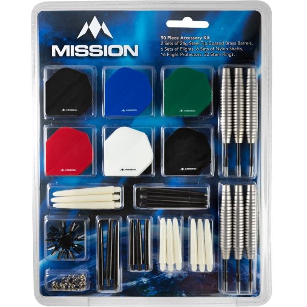 Mission 90 Pieces Steel Tip Accessory Kit