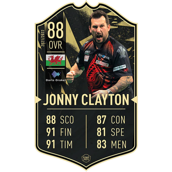 Jonny Clayton - Score Card 2021-2022