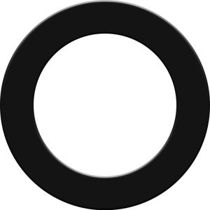 DESIGNA Dartboard Surround Pro Heavy Duty Black