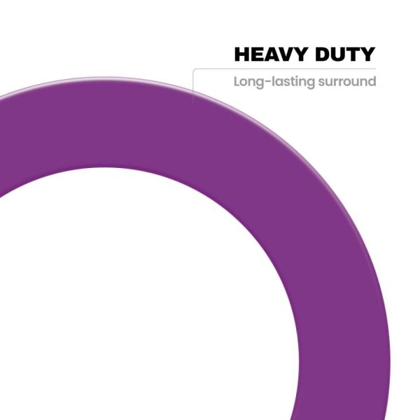 DESIGNA Dartboard Surround Pro Heavy Duty Purple