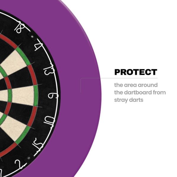 DESIGNA Dartboard Surround Pro Heavy Duty Purple