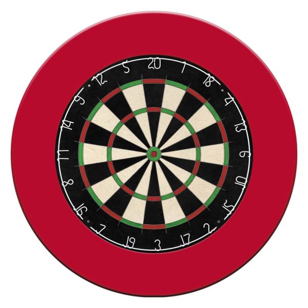 DESIGNA Dartboard Surround Pro Heavy Duty Red