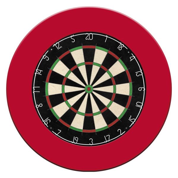 DESIGNA Dartboard Surround Pro Heavy Duty Red