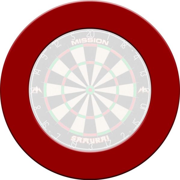 MISSION Dartboard Surround Pro Heavy Duty Red