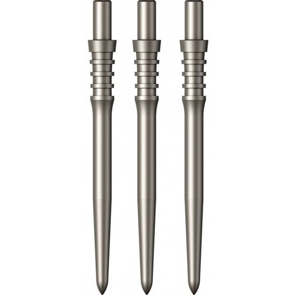 Mission Sniper Ripple Titan Pro Steel Tip Dart Points Silver - 32 mm