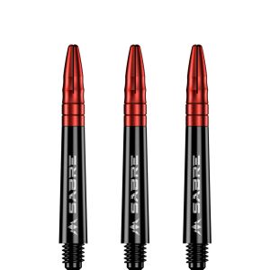 Mission Sabre Shafts - Polycarbonate - Black - Red Top - In Between