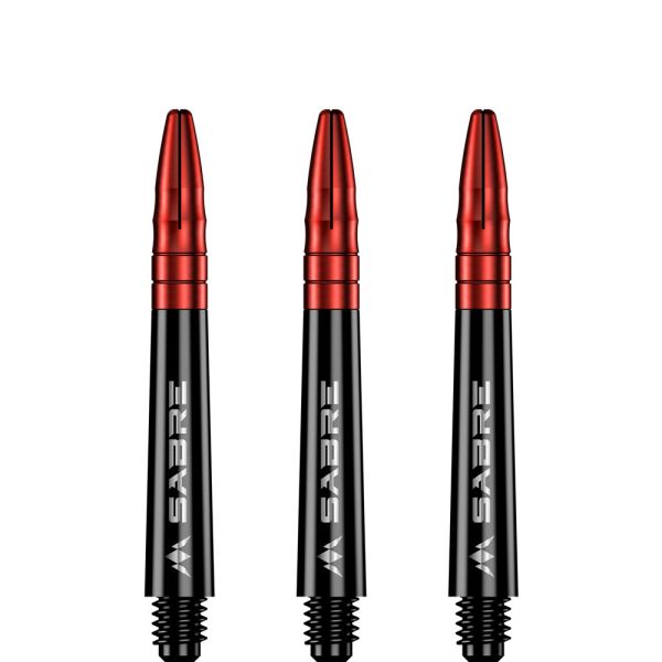 Mission Sabre Shafts - Polycarbonate - Black - Red Top - In Between