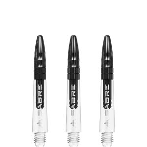Mission Sabre Shafts - Polycarbonate - Clear - Black Top - Short
