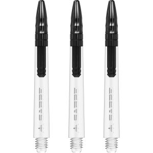 Mission Sabre Shafts - Polycarbonate - Clear - Black Top - Medium