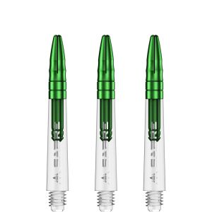 Mission Sabre Shafts - Polycarbonate - Clear - Green Top - In Between