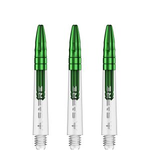 Mission Sabre Shafts - Polycarbonate - Clear - Green Top - In Between