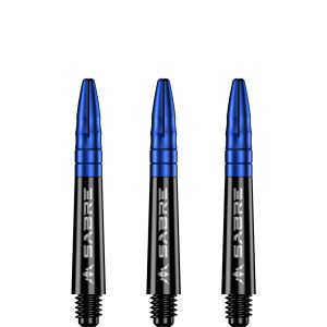 Mission Sabre Shafts - Polycarbonate - Black - Blue Top - Short