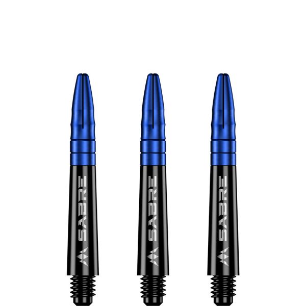 Mission Sabre Shafts - Polycarbonate - Black - Blue Top - Short