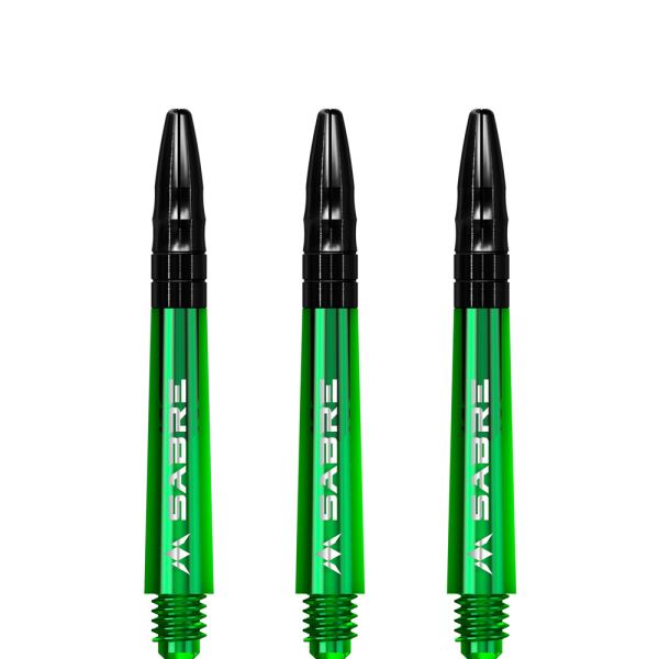 Mission Sabre Shafts - Polycarbonate - Green - Black Top - In Between