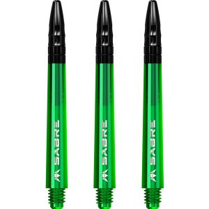 Mission Sabre Shafts - Polycarbonate - Green - Black Top - Medium