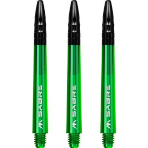 Mission Sabre Shafts - Polycarbonate - Green - Black Top - Medium