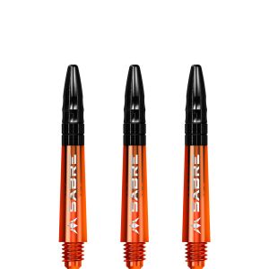 Mission Sabre Shafts - Polycarbonate - Orange - Black Top - Short