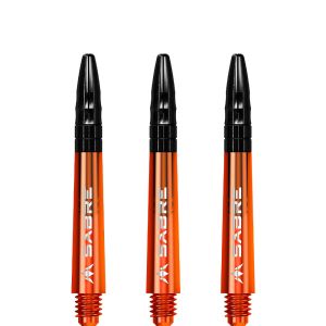 Mission Sabre Shafts - Polycarbonate - Orange - Black Top - In Between