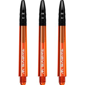 Mission Sabre Shafts - Polycarbonate - Orange - Black Top - Medium