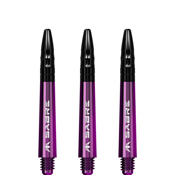 Mission Sabre Shafts - Polycarbonate - Purple - Black Top - In Between