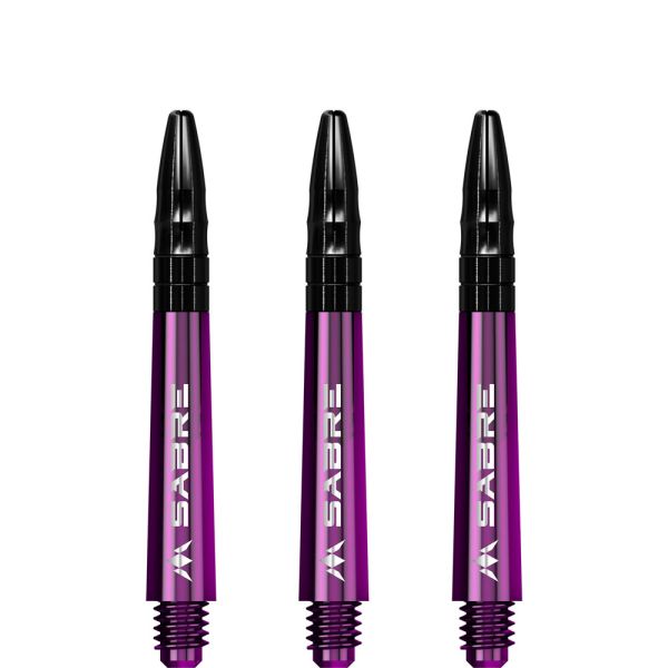 Mission Sabre Shafts - Polycarbonate - Purple - Black Top - In Between