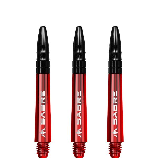 Mission Sabre Shafts - Polycarbonate - Red - Black Top - In Between