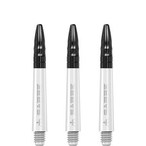 Mission Sabre Shafts - Polycarbonate - White - Black Top - In Between