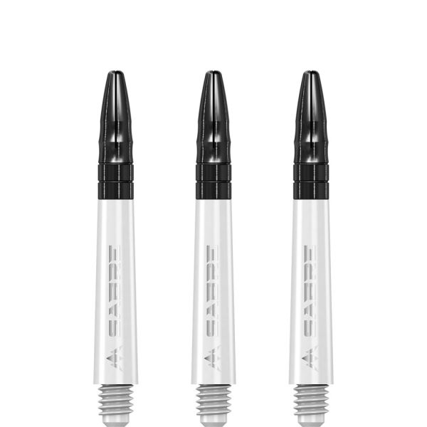 Mission Sabre Shafts - Polycarbonate - White - Black Top - In Between