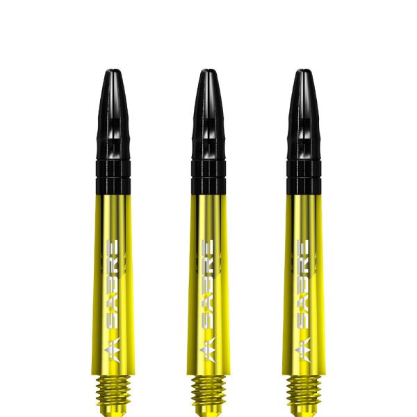 ission Sabre Shafts - Polycarbonate - Yellow - Black Top - In Between