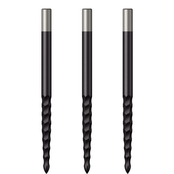 Mission Lunar FS Steel Tip Dart Points black - 38 mm