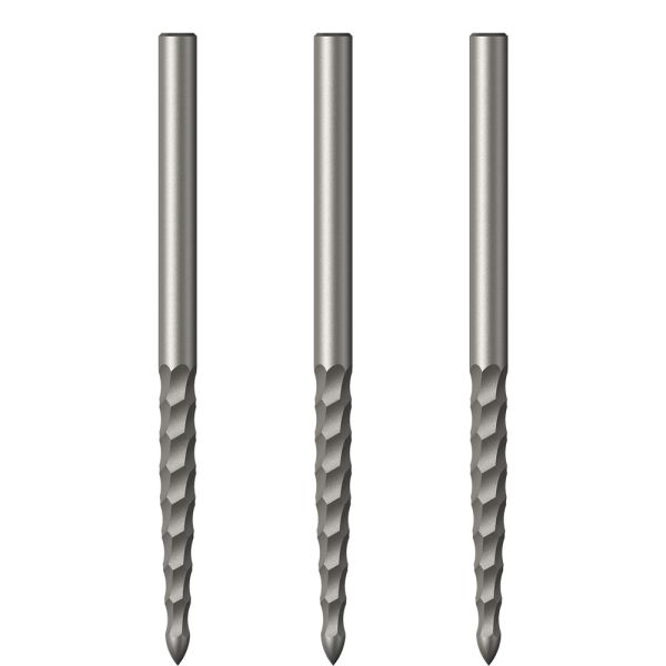 Mission Lunar FS Steel Tip Dart Points Silver - 38 mm