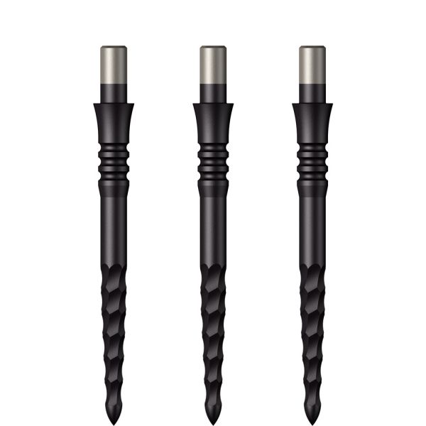 Mission Sniper Lunar FS Steel Tip Dart Points Black - 28 mm