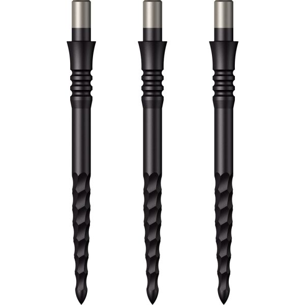 Mission Sniper Lunar FS Steel Tip Dart Points Black - 32 mm