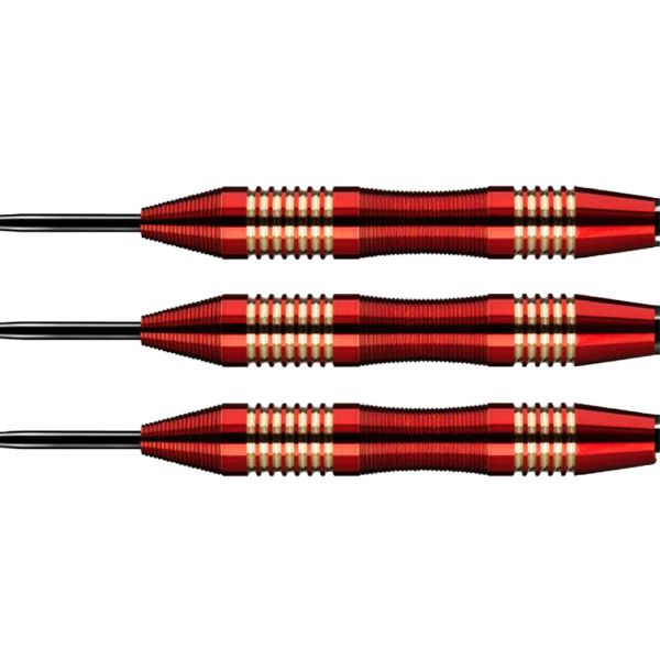 Designa Mako Steel Tip Brass Micro Grip Red - Image 2