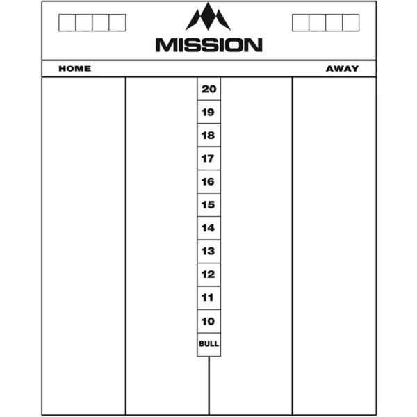 Mission Marker Boards White 50x40