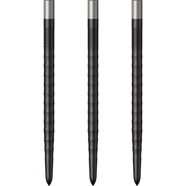 Mission Ripple Steel Tip Dart Points Black - 40 mm