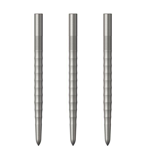 Mission Ripple Steel Tip Dart Points Silver - 36 mm