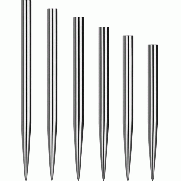Mission Glide Steel Tip Dart Points Silver - 30 mm